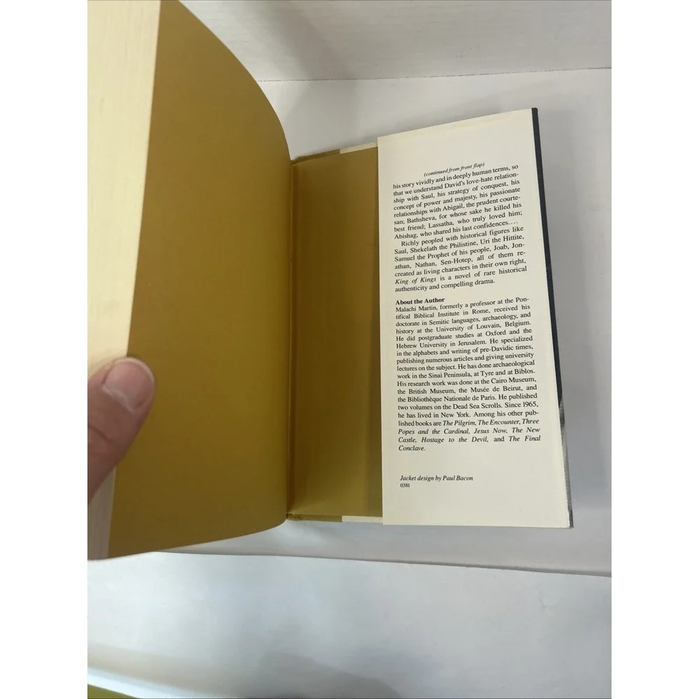 King of‎ Kings : A Novel Of The Life Of David Hardcover Malachi Martin Read